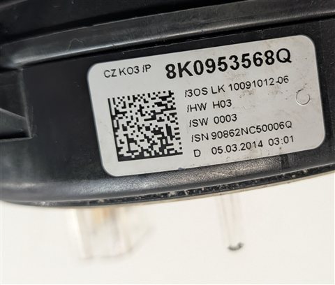 Thumbnail 8: 13-17 AUDI Q5 SQ5 (B8 8R) BLINKER WIPER CRUISE COMBINATION SWITCH (BLIND SPOT)