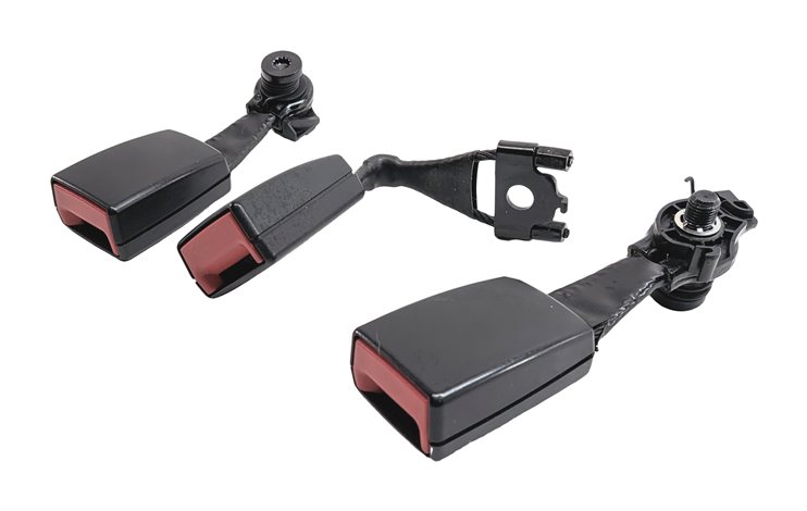 2014 AUDI Q5 (B8 8R) REAR LEFT CENTER RIGHT SEAT SEATBELT BUCKLE RECEIVER SET/3