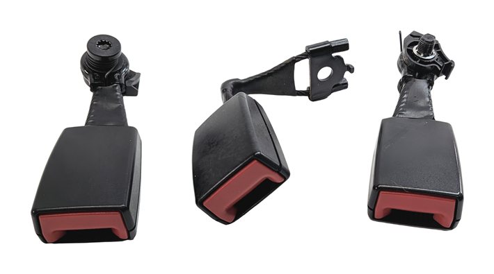Thumbnail 2: 2014 AUDI Q5 (B8 8R) REAR LEFT CENTER RIGHT SEAT SEATBELT BUCKLE RECEIVER SET/3