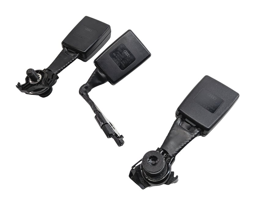 Thumbnail 4: 2014 AUDI Q5 (B8 8R) REAR LEFT CENTER RIGHT SEAT SEATBELT BUCKLE RECEIVER SET/3