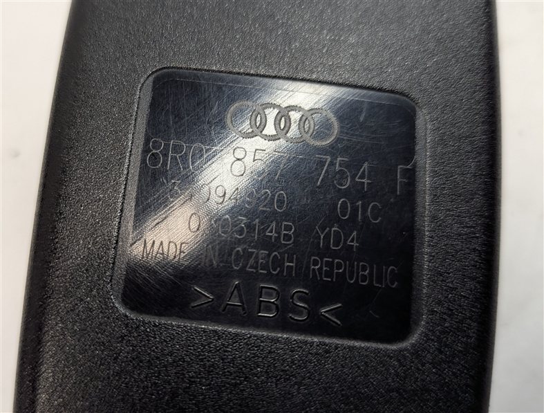 Thumbnail 5: 2014 AUDI Q5 (B8 8R) REAR LEFT CENTER RIGHT SEAT SEATBELT BUCKLE RECEIVER SET/3