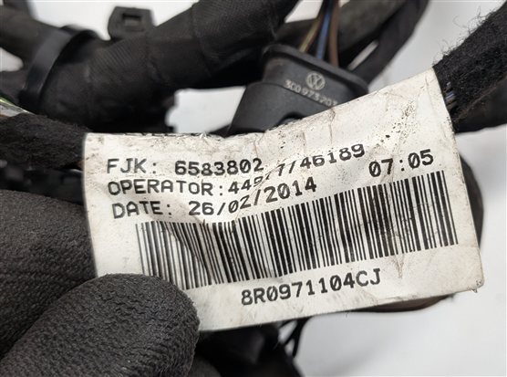 Thumbnail 11: 2014 AUDI Q5 (B8 8R) REAR PARK ASSIST PDC DISTANCE CONTROL WIRE SENSOR SET/4