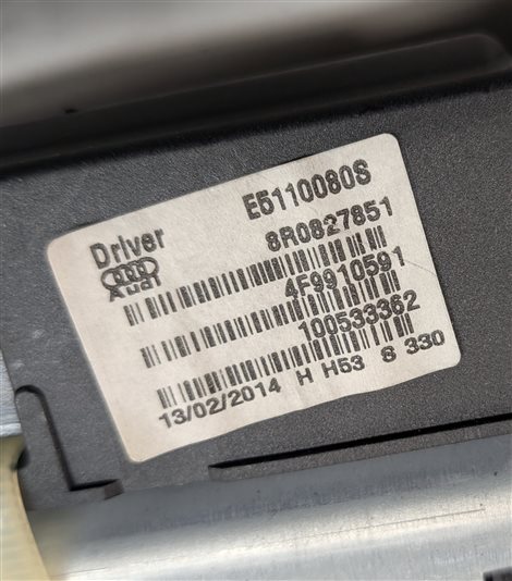 Thumbnail 7: 14-17 AUDI Q5 SQ5 (B8 8R) REAR LEFT & RIGHT HATCH TRUNK LIFT LIFTGATE MOTOR SET2