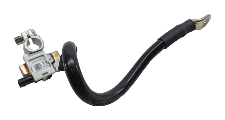 Thumbnail 4: 2014 AUDI Q5 (B8 8R) 3.0L SUPER CTUC ENGINE NEGATIVE BATTERY TERMINAL WIRE CABLE