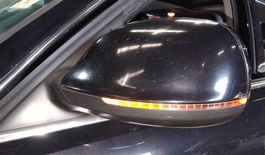 Thumbnail 2: 09-14 AUDI Q5 (B8 8R) LEFT PFOLD HEAT MEM AUTODIM BLIND SPOT DOOR MIRROR (Black)