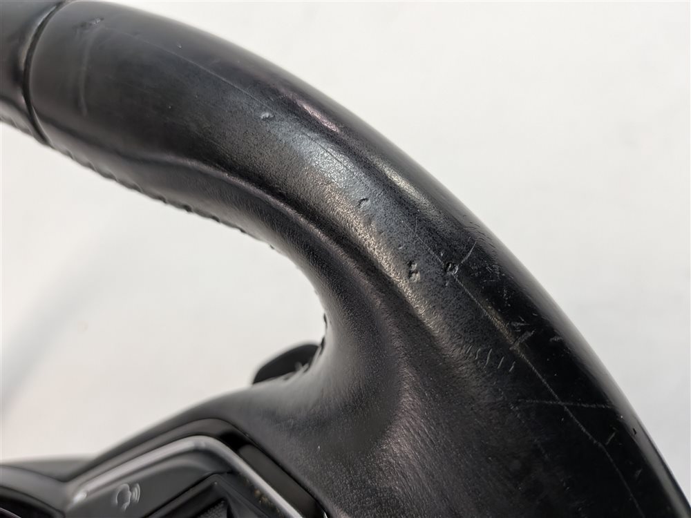 Thumbnail 6: 13-17 AUDI Q5 Q7 SQ5 B8 8R 4M 3 SPOKE STEERING WHEEL w/ SWITCH BUTTONS & PADDLES