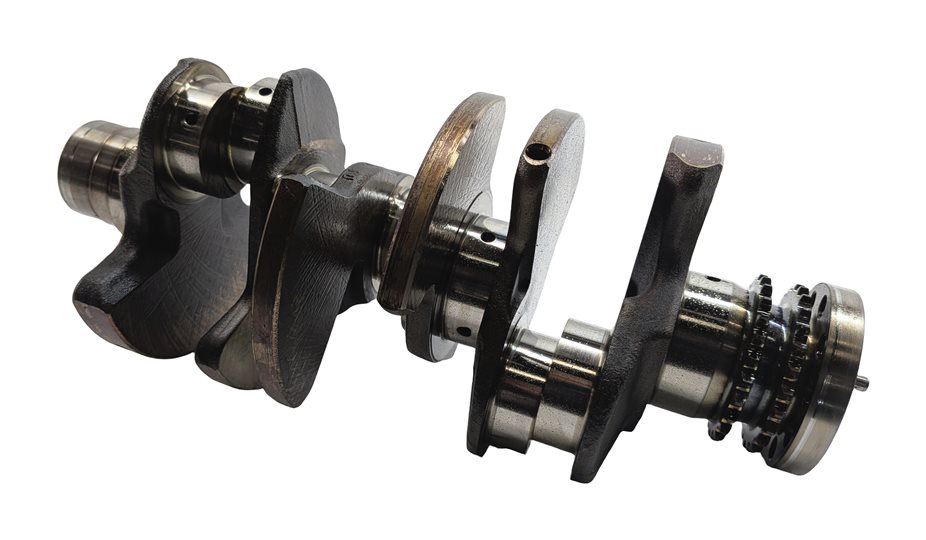 Thumbnail 2: 2014 AUDI Q5 (B8 8R) 3.0L SUPER (CTUC) ENGINE MOTOR CRANK SHAFT CRANKSHAFT