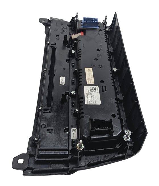 Thumbnail 5: 11-16 BMW 5 M5 SERIES (F10) HEATER A/C TEMPERATURE & RADIO CONTROL PANEL (BLACK)