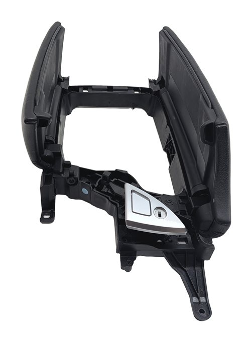 Thumbnail 2: 2012-2016 BMW 528i 535i 550i (F10) FRONT CENTER CONSOLE ARMREST LID (Black)