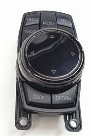 Thumbnail 2: 14-16 BMW 550i 750i F01 F10 CENTER CONSOLE iDRIVE MEDIA CONTROL KNOB (CERAMIC)