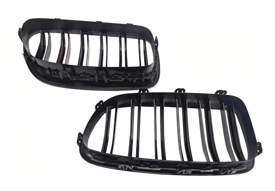 Thumbnail 6: 2014 BMW 550I (F10) FRONT KIDNEY GRILLE SET/2 AFTERMARKET M-STYLE
