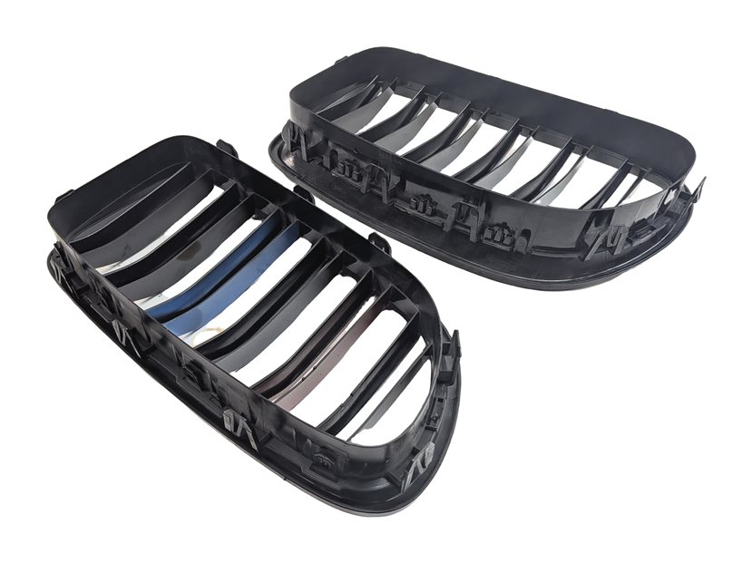 Thumbnail 8: 2014 BMW 550I (F10) FRONT KIDNEY GRILLE SET/2 AFTERMARKET M-STYLE