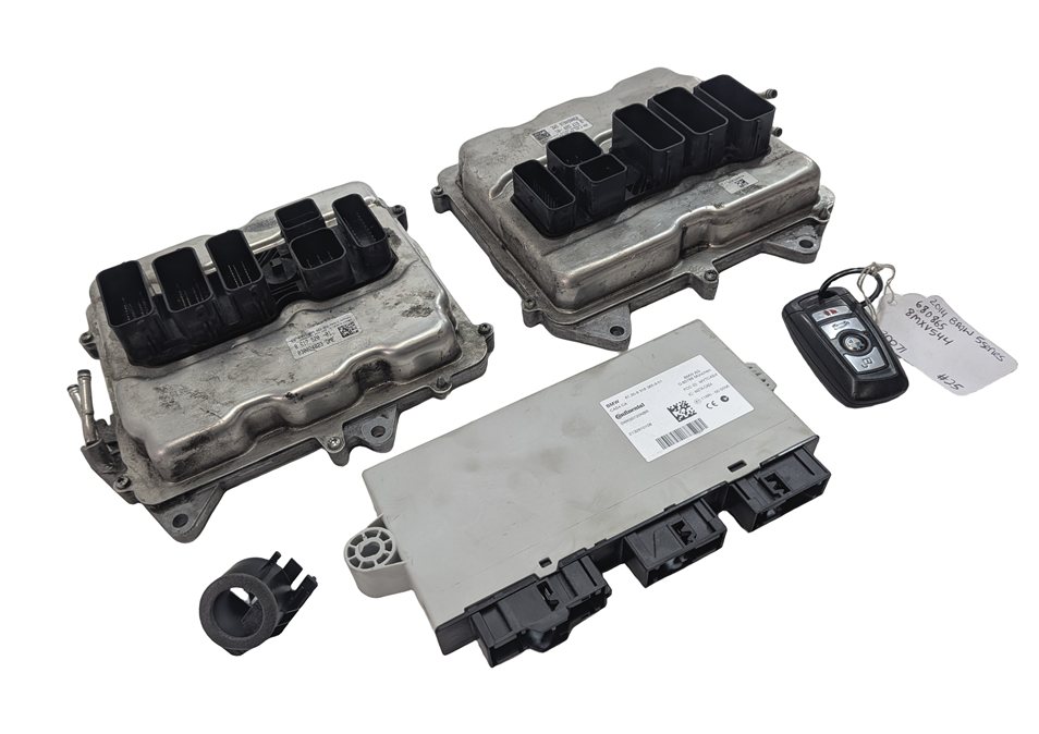 14-19 BMW 5 6 7 X5 X6 (F01 F10 F12 F15 F16) 4.4L N63 ENGINE DME MODULE KEY SET