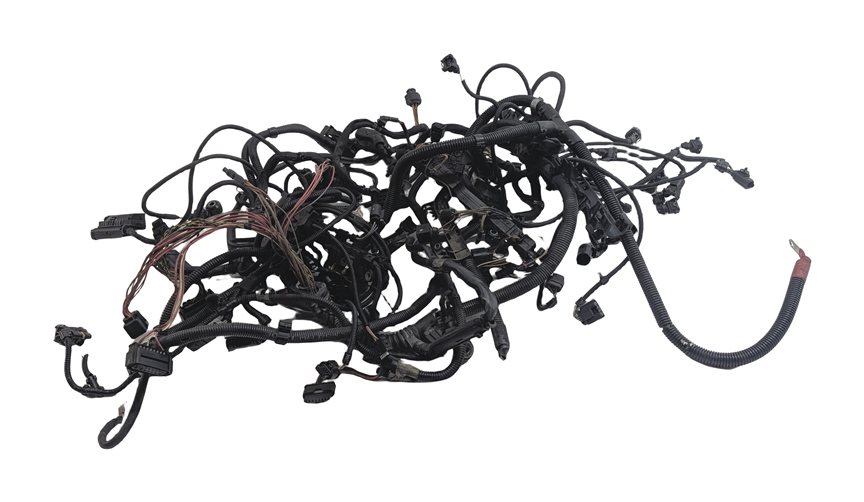 Thumbnail 2: 2014 BMW 550I (F10) 4.4L (N63) ENGINE MOTOR WIRE WIRING HARNESS LOOM