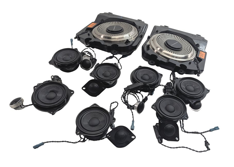 2014 BMW 550i (F10) RADIO STEREO BAVSOUND AUDIO SYSTEM SPEAKER SET/16