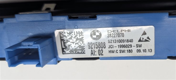 Thumbnail 6: 2014 BMW 550I (F10) FRONT LEFT DRIVER SEAT MEMORY BUTTON SWITCH PANEL