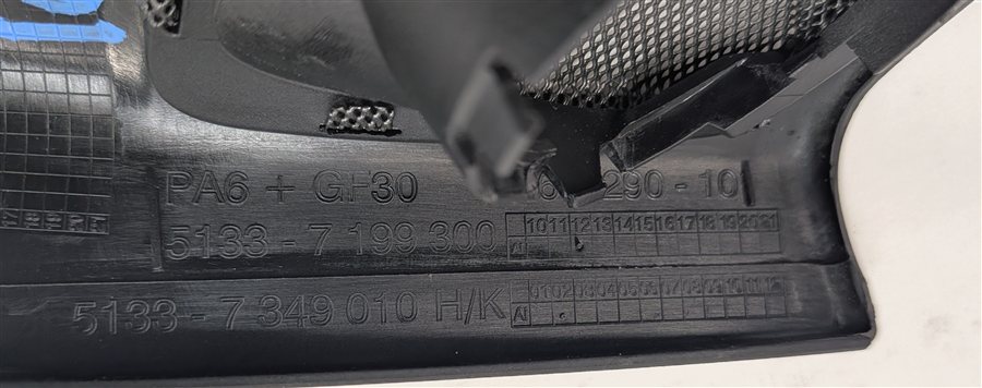 Thumbnail 6: 2014 BMW 550I (F10) FRONT RIGHT DOOR TWEETER SPEAKER COVER HARMAN KARDON