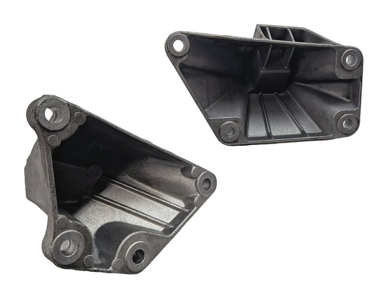 Thumbnail 4: 2014 BMW 550I (F10) 4.4L (N63) ENGINE MOTOR MOUNT SUPPORT BRACKET SET/2