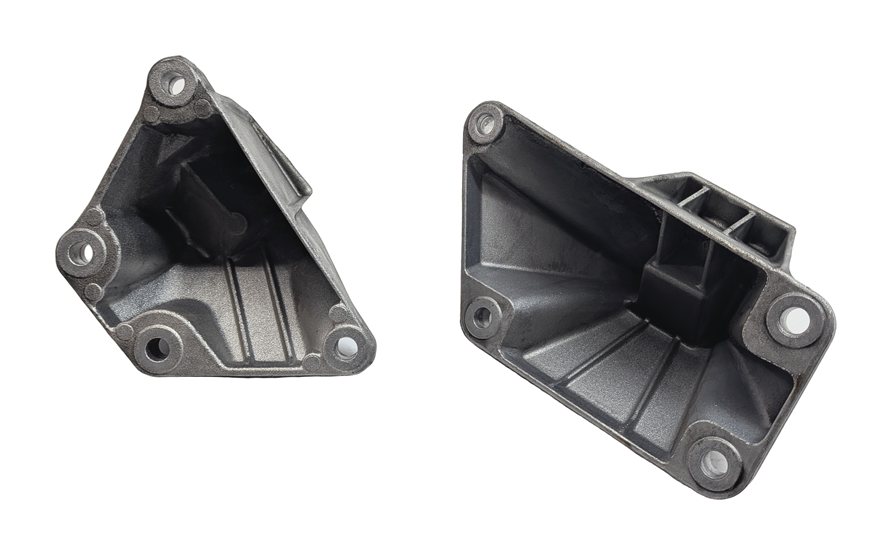 Thumbnail 5: 2014 BMW 550I (F10) 4.4L (N63) ENGINE MOTOR MOUNT SUPPORT BRACKET SET/2