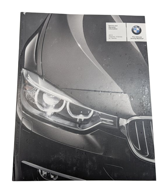Thumbnail 4: 2014 BMW 550I (F10) 4.4L OWNER'S MANUAL BOOKLET SET/8 w/ LEATHER CASE