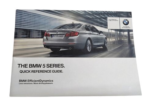 Thumbnail 6: 2014 BMW 550I (F10) 4.4L OWNER'S MANUAL BOOKLET SET/8 w/ LEATHER CASE