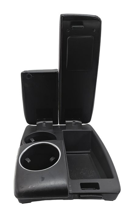 Thumbnail 2: 07-15 AUDI Q7 4L FRONT CENTER CONSOLE STORAGE BIN ARMREST CUPHOLDER (Black)