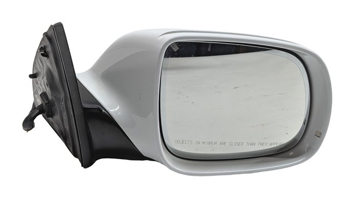 Thumbnail 2: 10-12 AUDI Q7 (4L) RIGHT PASSENGER P-FOLD AUTODIM MEMORY DOOR MIRROR (White)