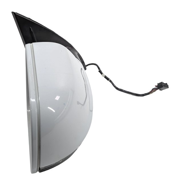Thumbnail 3: 10-12 AUDI Q7 (4L) RIGHT PASSENGER P-FOLD AUTODIM MEMORY DOOR MIRROR (White)