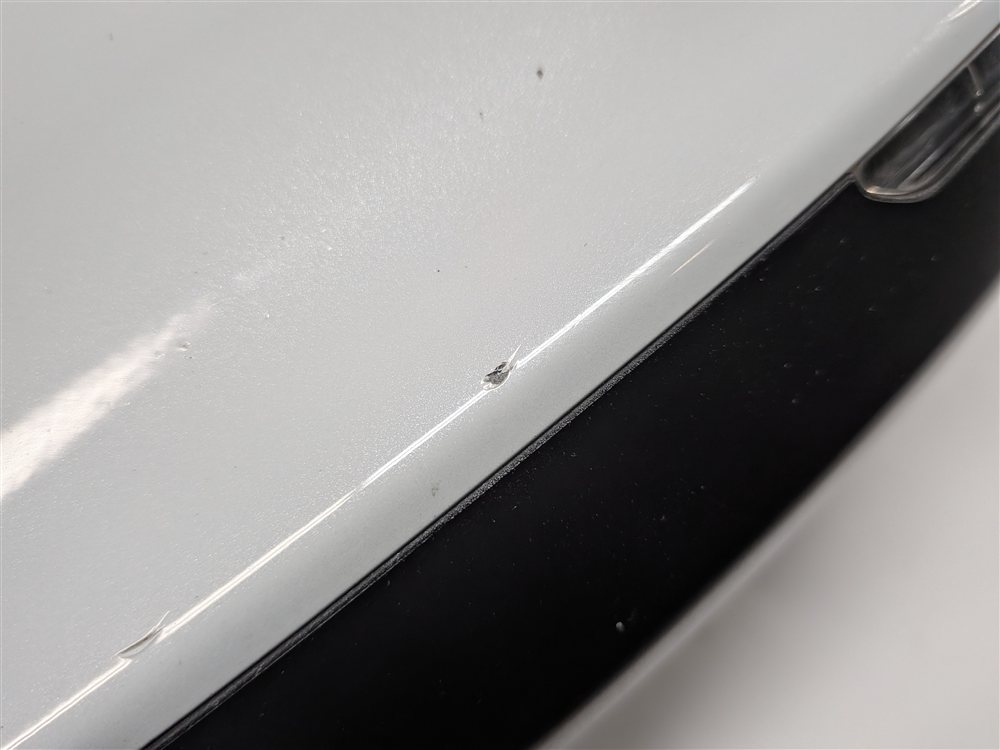 Thumbnail 7: 10-12 AUDI Q7 (4L) LEFT DRIVER P-FOLD AUTODIM MEMORY DOOR MIRROR (White)