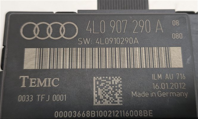 Thumbnail 5: 2012 AUDI Q7 (4L) MULTIFUNCTION BODY COMFORT CONTROL MODULE COMPUTER CCM