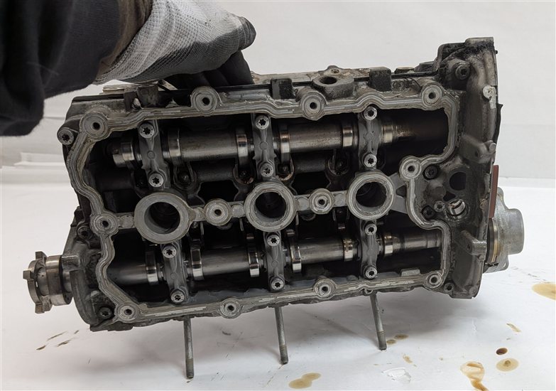 Thumbnail 5: 12-15 AUDI A6 A7 Q7 (C7 4G8 4L) 3.0L SUPERCHARGED ENGINE RIGHT CYLINDER HEAD
