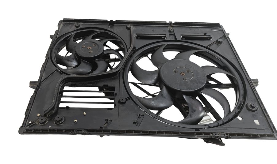 Thumbnail 2: 11-15 AUDI Q7 (4L) 3.0L ENGINE RADIATOR COOLING FAN (FOR MODELS w/ HITCH OPTION)
