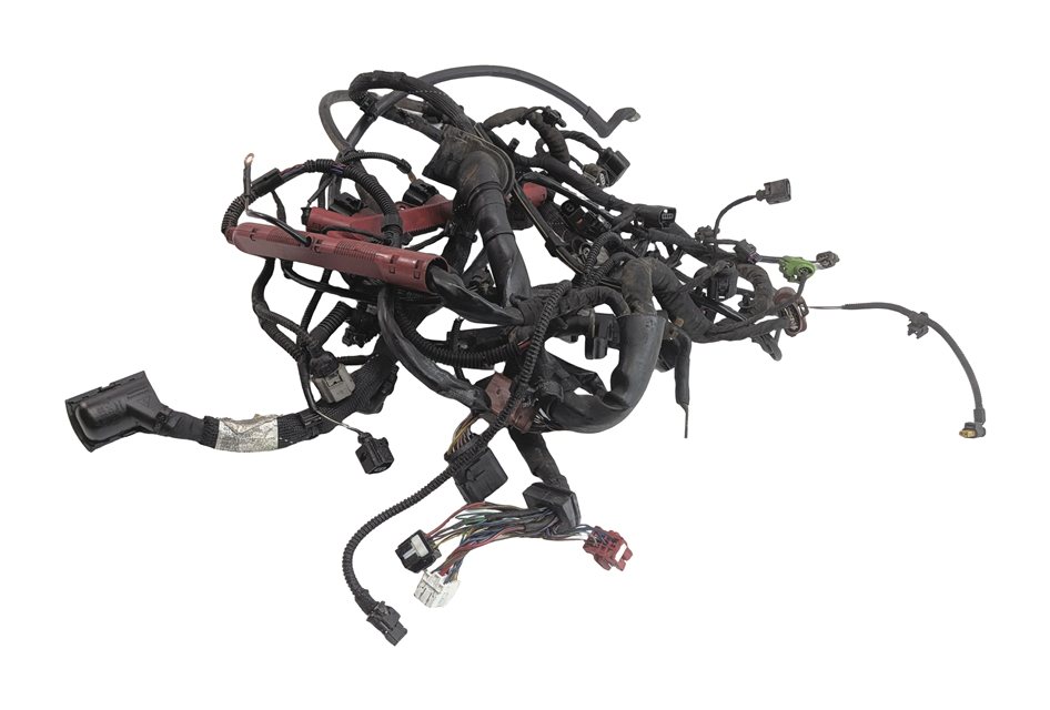 Thumbnail 2: 2012 AUDI Q7 (4L) 3.0L SUPER (CJWE) ENGINE MOTOR WIRE WIRING HARNESS LOOM