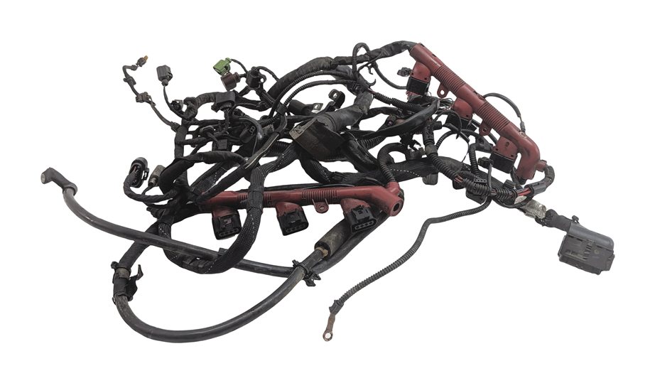 Thumbnail 3: 2012 AUDI Q7 (4L) 3.0L SUPER (CJWE) ENGINE MOTOR WIRE WIRING HARNESS LOOM