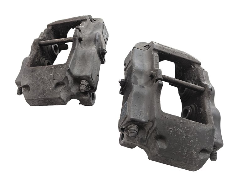 04-15 VW TOUAREG AUDI Q7 4L REAR LEFT & RIGHT ABS DISC BRAKE CALIPER SET2 BREMBO