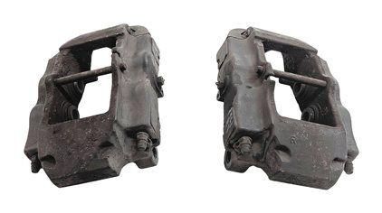 Thumbnail 2: 04-15 VW TOUAREG AUDI Q7 4L REAR LEFT & RIGHT ABS DISC BRAKE CALIPER SET2 BREMBO