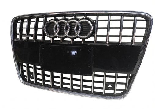 Thumbnail 3: 2010-2015 AUDI Q7 (4L) FRONT MAIN CENTER HOOD GRILLE AIR VENT TRIM (BLACK)
