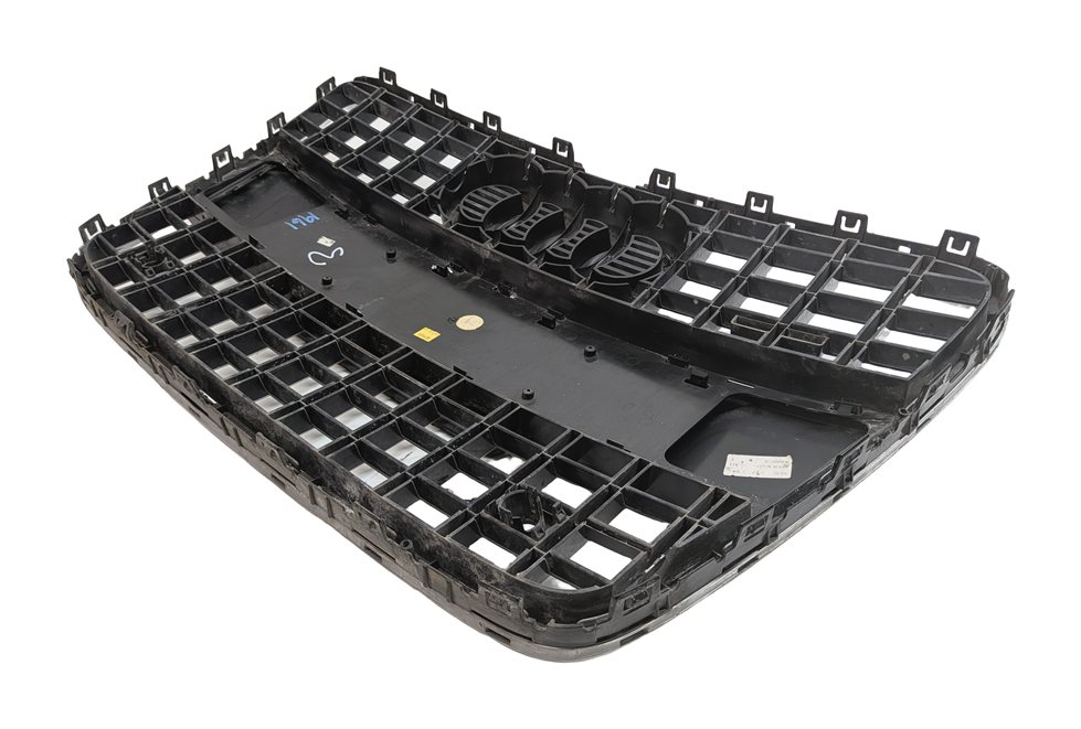Thumbnail 5: 2010-2015 AUDI Q7 (4L) FRONT MAIN CENTER HOOD GRILLE AIR VENT TRIM (BLACK)