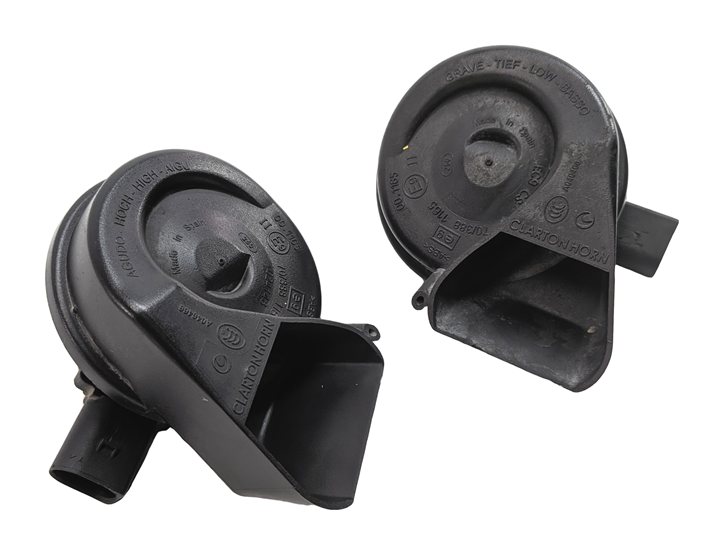 2007-2015 AUDI Q7 R8 (4L 4S) HIGH & LOW TONE NOTE SIGNAL SAFETY HORN SET-2
