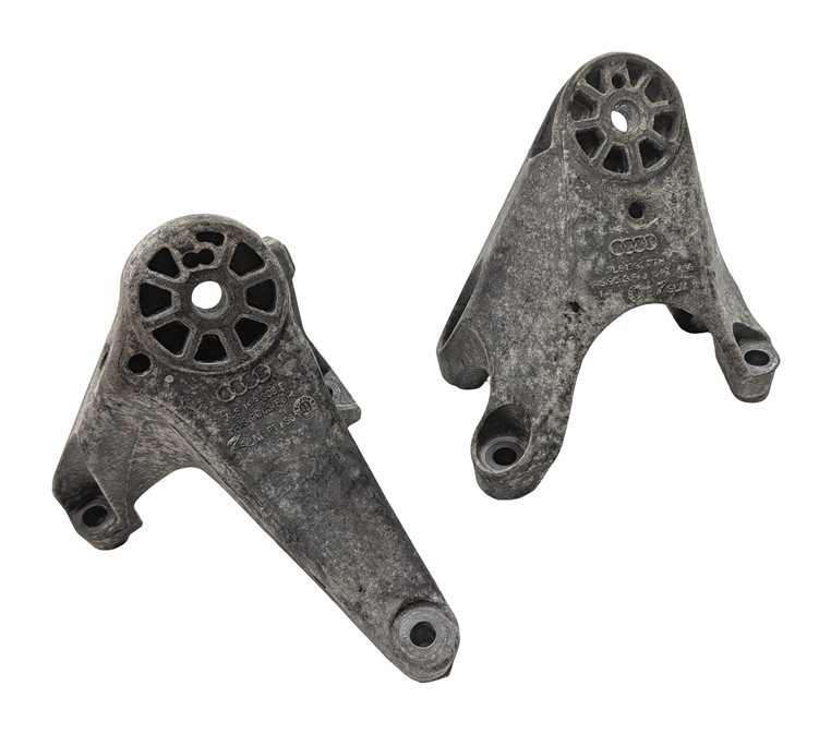 2012 AUDI Q7 (4L) 3.0L SUPER (CJWE) ENGINE MOTOR MOUNT BRACKET SET/2