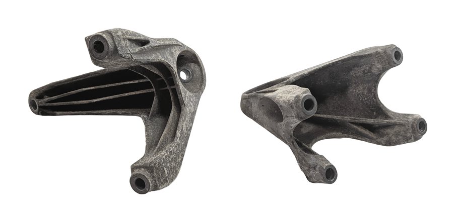 Thumbnail 3: 2012 AUDI Q7 (4L) 3.0L SUPER (CJWE) ENGINE MOTOR MOUNT BRACKET SET/2