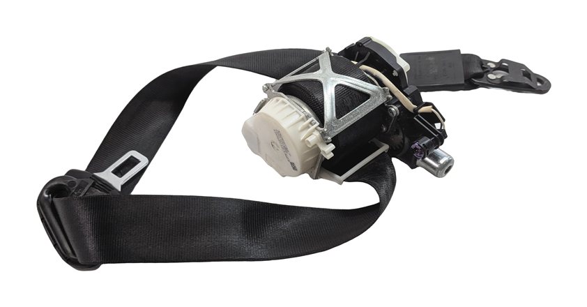 Thumbnail 1: 2007-2015 AUDI Q7 (4L) FRONT RIGHT PASSENGER SEAT SEATBELT RETRACTOR (Black)