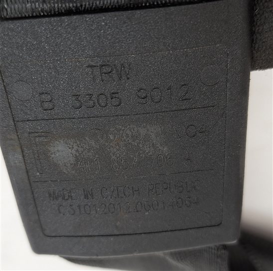 Thumbnail 8: 2007-2015 AUDI Q7 (4L) FRONT RIGHT PASSENGER SEAT SEATBELT RETRACTOR (Black)