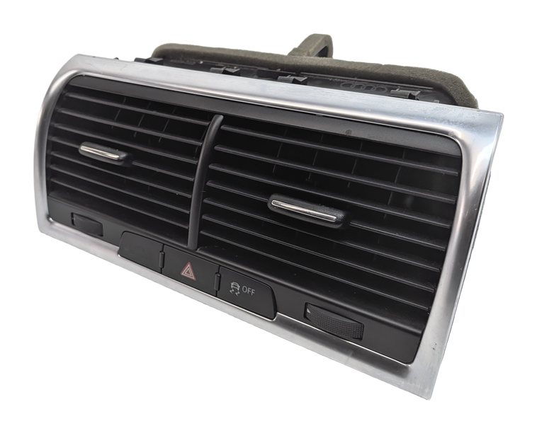 2012 AUDI Q7 (4L) FRONT CENTER DASH HEAT AIR AC VENT w/ HAZARD ESP (Black)