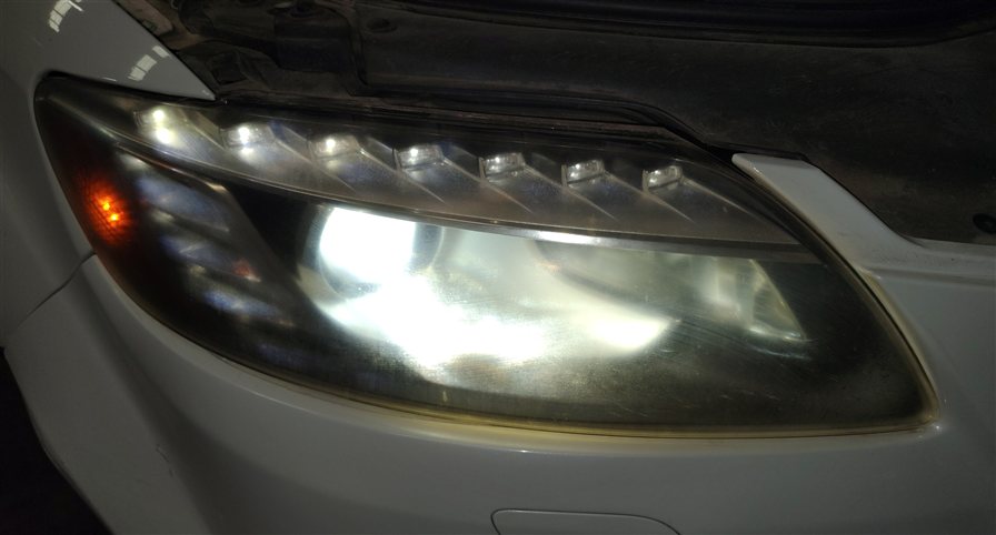 Thumbnail 2: 2010-2015 AUDI Q7 (4L) RIGHT PASSENGER XENON HID HEADLIGHT LIGHT LAMP (NON AFS)