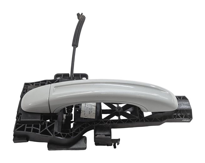 Thumbnail 2: 2007-2015 AUDI Q7 (4L) REAR LEFT KEYLESS EXTERIOR DOOR HANDLE (White)