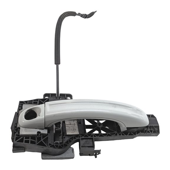 Thumbnail 2: 2007-2015 AUDI Q7 (4L) FRONT LEFT DRIVER KEYLESS EXTERIOR DOOR HANDLE (White)