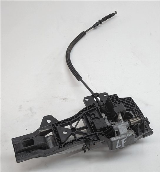 Thumbnail 4: 2007-2015 AUDI Q7 (4L) FRONT LEFT DRIVER KEYLESS EXTERIOR DOOR HANDLE (White)