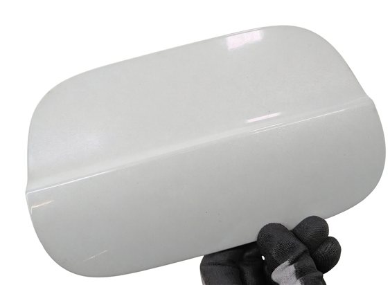 Thumbnail 6: 2010-2015 AUDI Q7 (4L) FUEL TANK DOOR LID COVER TRIM w/ HOUSING (White)