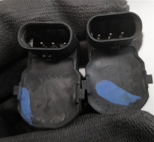 Thumbnail 5: 2012 AUDI Q7 (4L) FRONT PARK ASSIST PDC DISTANCE CONTROL SENSOR SET/4 (White)